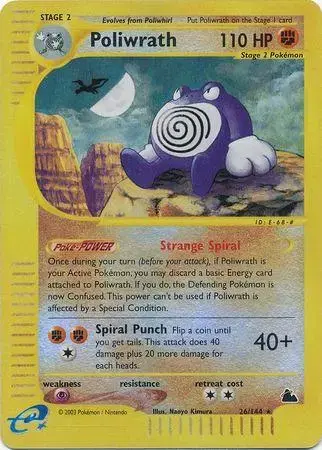 Poliwrath [Reverse Holo] - Pokemon Skyridge #26