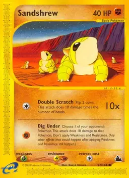 Sandshrew - Pokemon Skyridge
