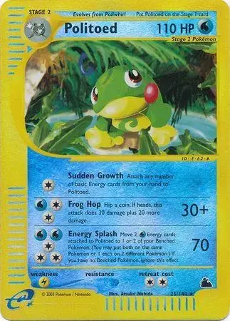 Politoed [Reverse Holo] - Pokemon Skyridge #25