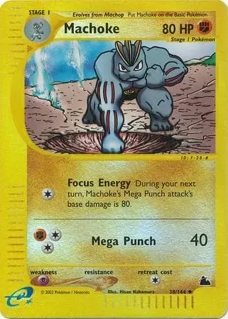 Machoke [Reverse Holo] - Pokemon Skyridge #38