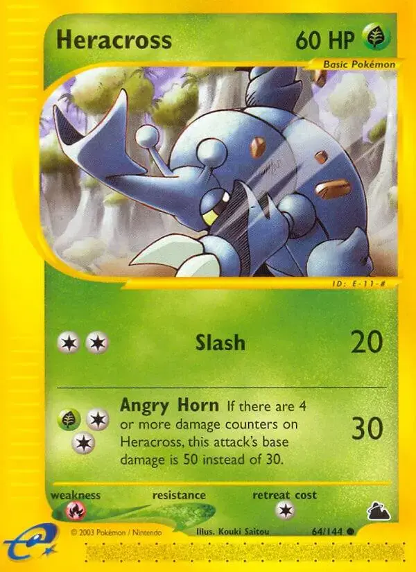 Heracross - Pokemon Skyridge #64