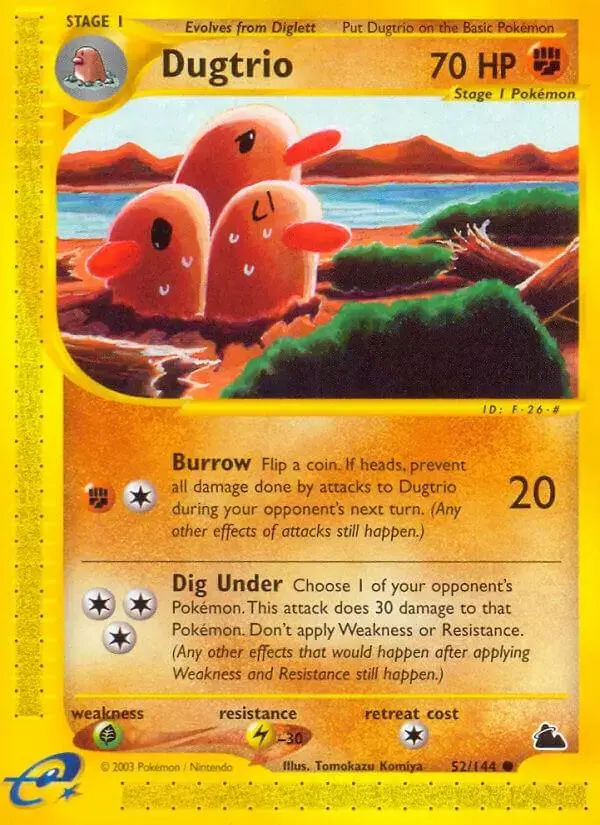 Dugtrio - Pokemon Skyridge #52