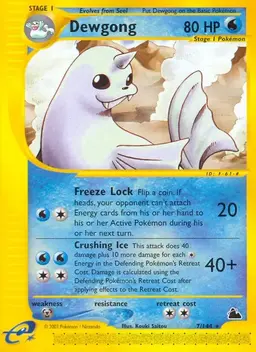 Dewgong - Pokemon Skyridge