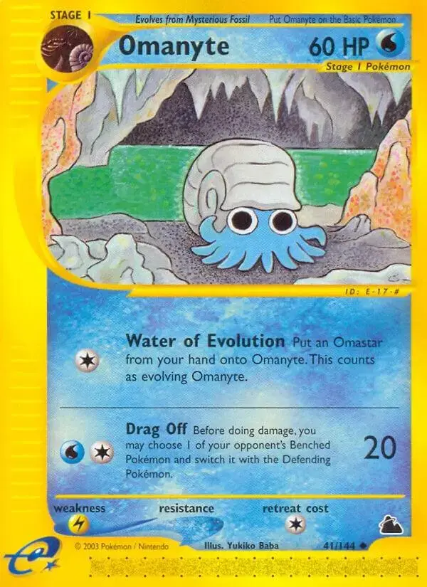 Omanyte - Pokemon Skyridge #41
