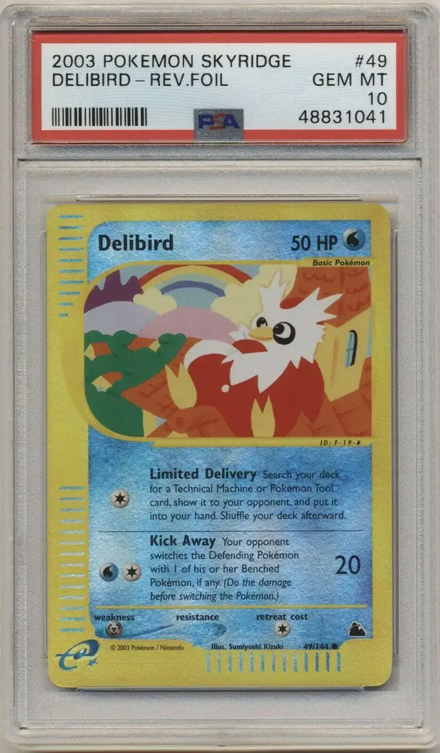 Delibird [Reverse Holo] - Pokemon Skyridge #49
