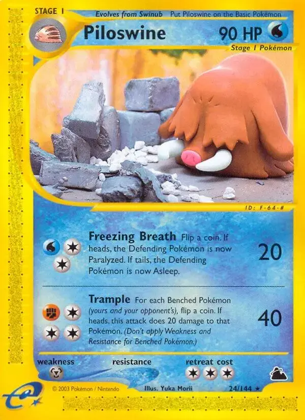 Piloswine - Pokemon Skyridge #24