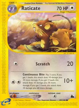 Raticate - Pokemon Skyridge