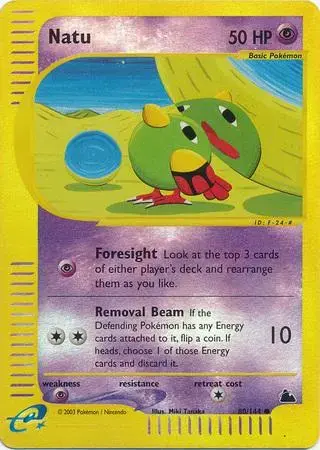 Natu [Reverse Holo] - Pokemon Skyridge #80