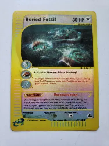 Buried Fossil [Reverse Holo] - Pokemon Skyridge #47
