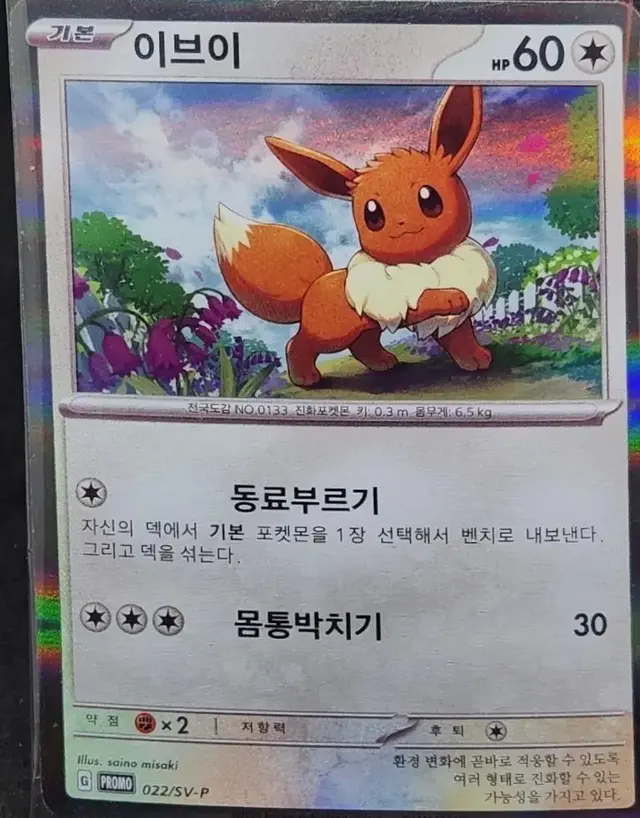 Eevee /SV-P - Pokemon Korean Promo #22