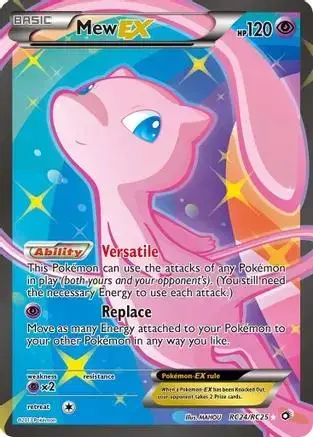 Mew EX - Pokemon Legendary Treasures #RC24