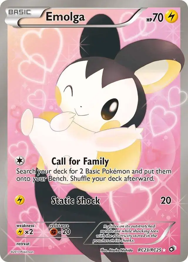 Emolga - Pokemon Legendary Treasures #RC23