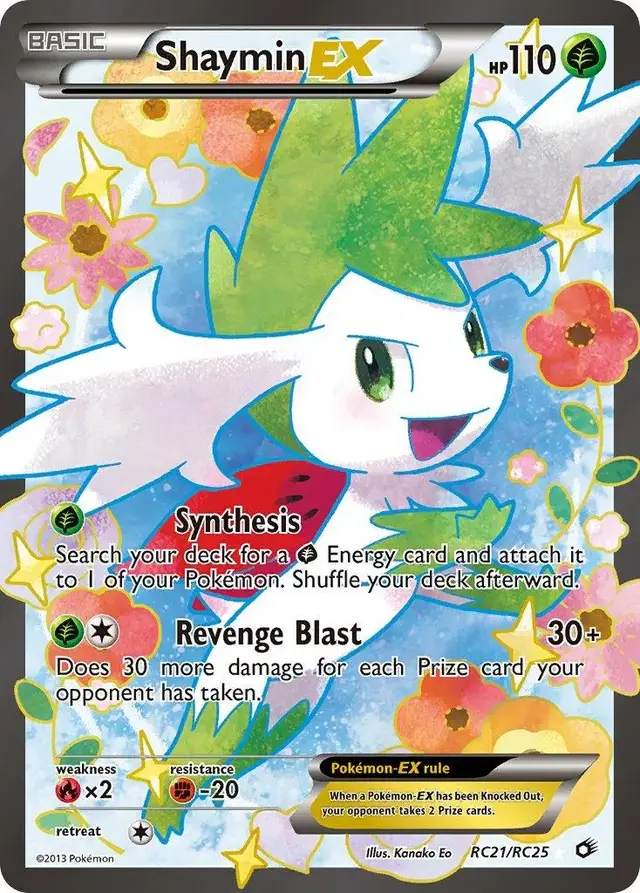 Shaymin EX - Pokemon Legendary Treasures #RC21