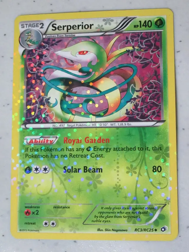 Serperior - Pokemon Legendary Treasures #RC3