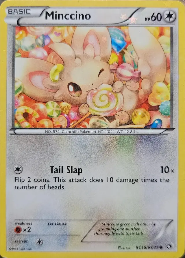 Minccino - Pokemon Legendary Treasures #RC18