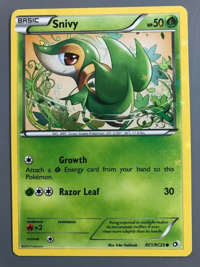 Snivy - Pokemon Legendary Treasures #RC1