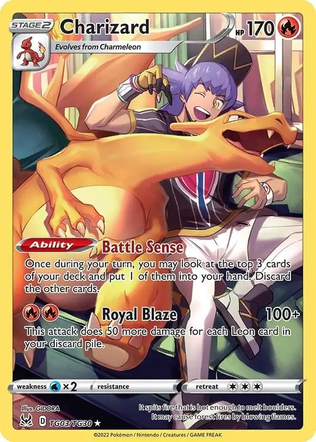 Charizard - Pokemon Lost Origin #TG03