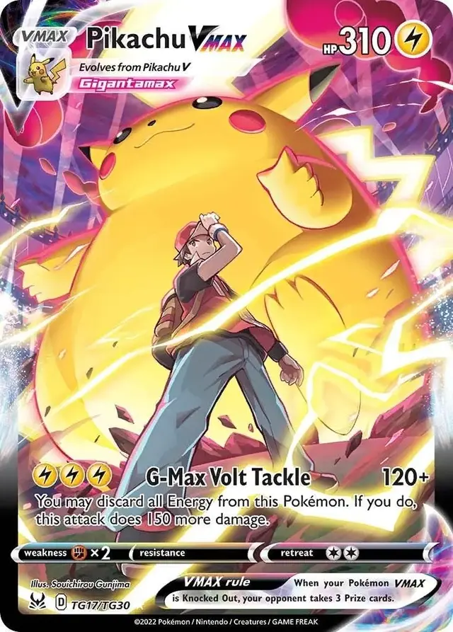 Pikachu VMAX - Pokemon Lost Origin #TG17