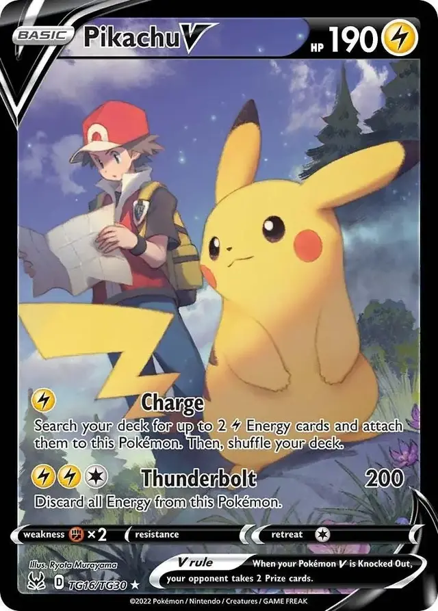 Pikachu V - Pokemon Lost Origin #TG16