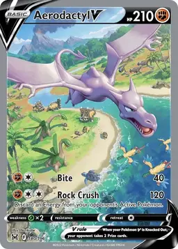Aerodactyl V #180 - Pokemon Lost Origin