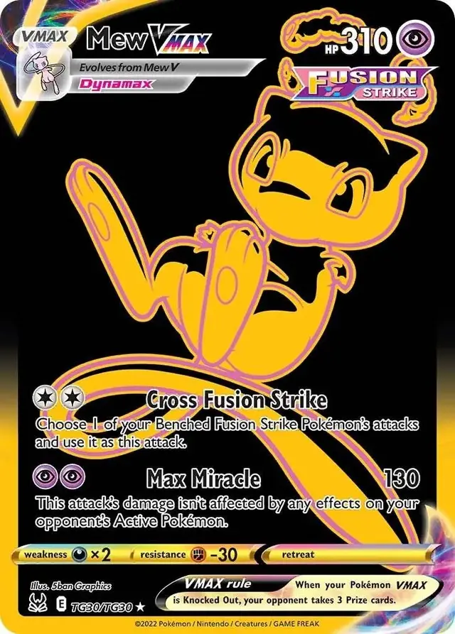 Mew VMAX - Pokemon Lost Origin #TG30