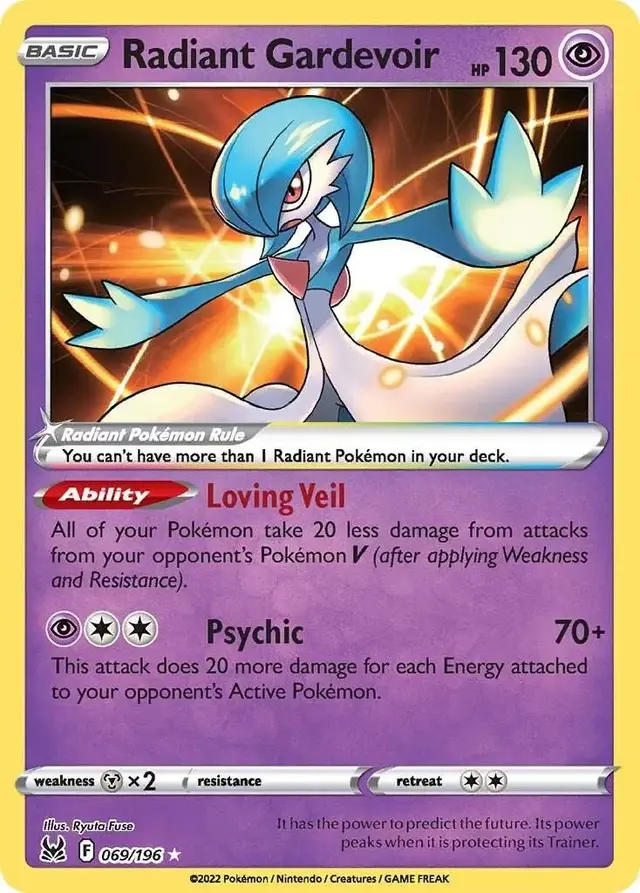 Radiant Gardevoir - Pokemon Lost Origin #69