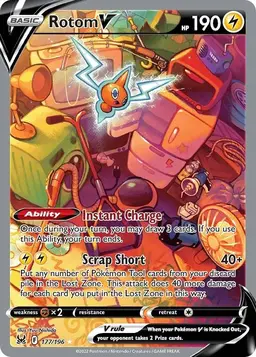 Rotom V 177 - Pokemon Lost Origin