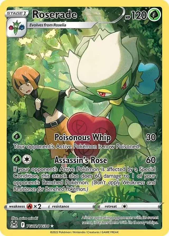 Roserade - Pokemon Lost Origin #TG02