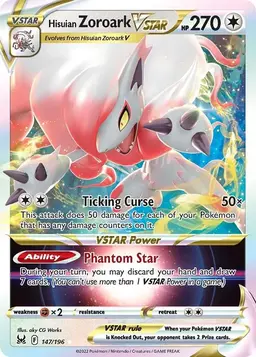 Hisuian Zoroark VSTAR 147 - Pokemon Lost Origin