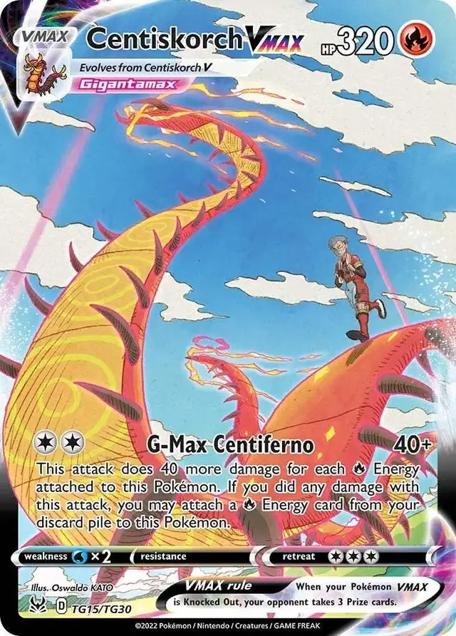 Centiskorch VMAX - Pokemon Lost Origin #TG15