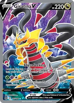 Giratina V 185 - Pokemon Lost Origin