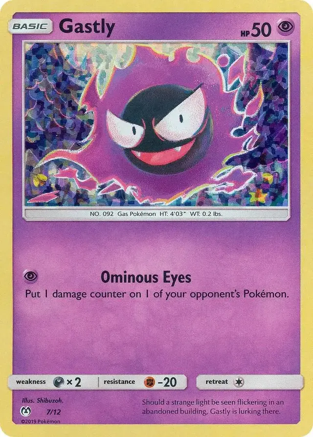 Gastly - Pokemon McDonalds 2019 #7