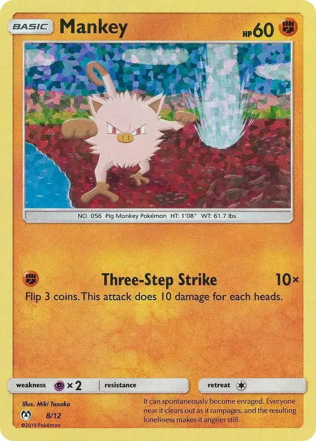 Mankey - Pokemon McDonalds 2019 #8
