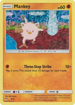 Mankey - Pokemon McDonalds 2019