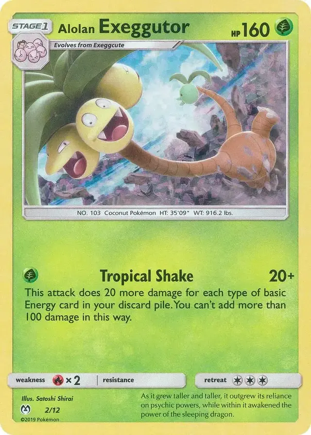 Alolan Exeggutor - Pokemon McDonalds 2019 #2