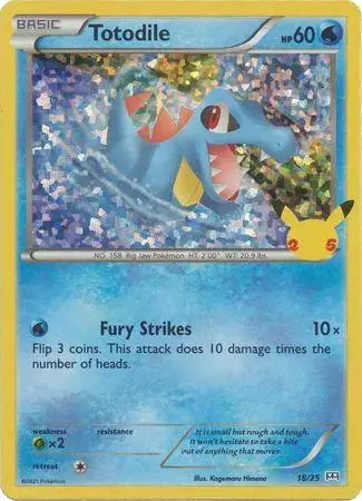 Totodile [Holo] - Pokemon McDonalds 2021 #18