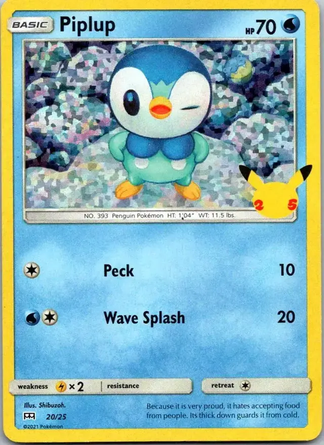 Piplup [Holo] - Pokemon McDonalds 2021 #20