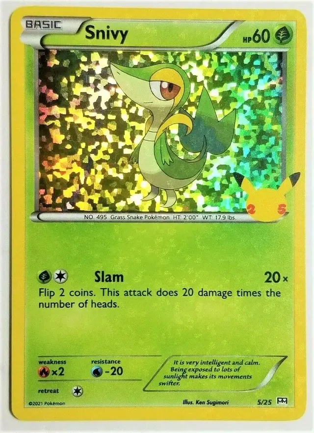 Snivy [Holo] - Pokemon McDonalds 2021 #5