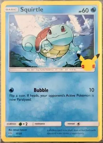 Squirtle - Pokemon McDonalds 2021 #17