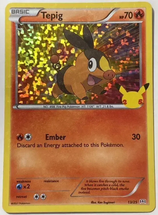 Tepig [Holo] - Pokemon McDonalds 2021 #13