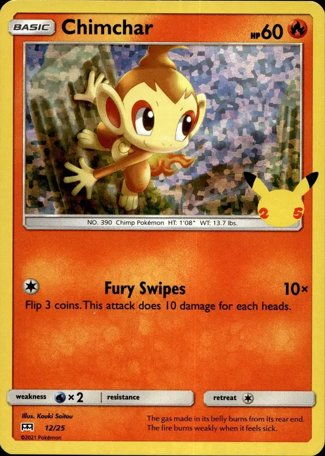 Chimchar [Holo] - Pokemon McDonalds 2021 #12