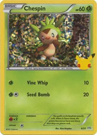 Chespin [Holo] - Pokemon McDonalds 2021 #6