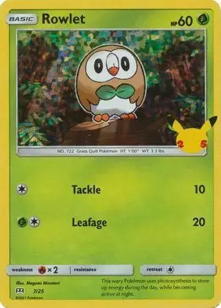 Rowlet [Holo] - Pokemon McDonalds 2021 #7