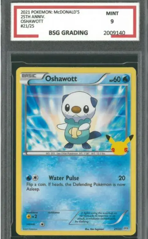 Oshawott - Pokemon McDonalds 2021 #21