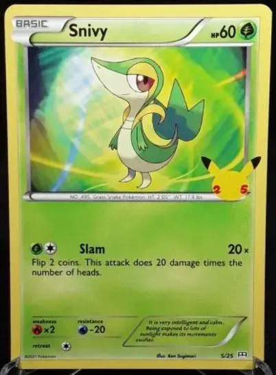 Snivy - Pokemon McDonalds 2021 #5