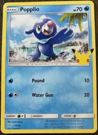 Popplio - Pokemon McDonalds 2021 #23