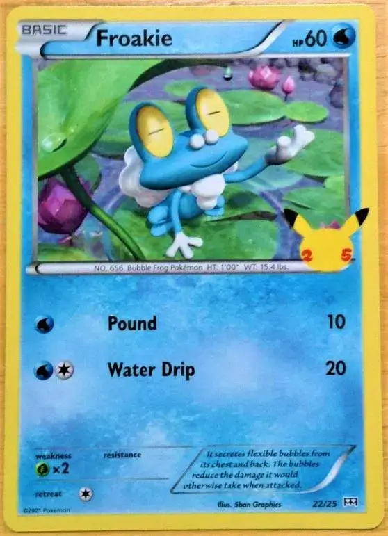 Froakie - Pokemon McDonalds 2021 #22