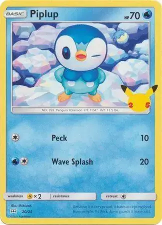 Piplup - Pokemon McDonalds 2021 #20