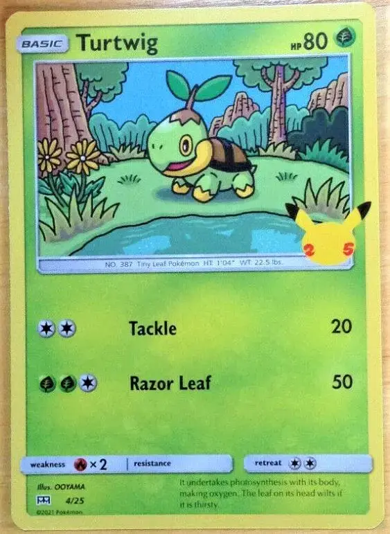 Turtwig - Pokemon McDonalds 2021 #4