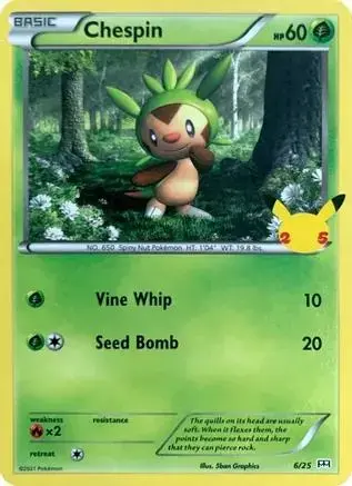 Chespin - Pokemon McDonalds 2021 #6